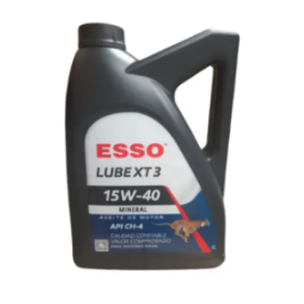 ACEITE ESSO LUBE XT 3 15W 40 API CH-4 MINERAL 4 LITROS - ESSO
